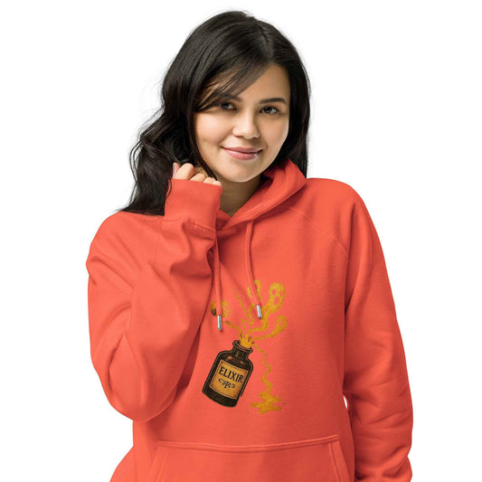 Vintage Horror Art hoodie Unisex eco raglan