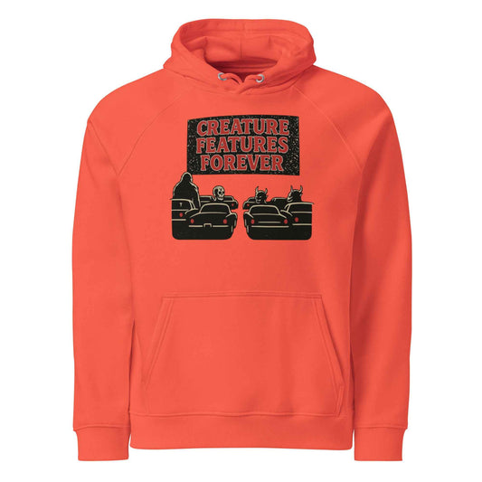 Creature Features Forever Unisex eco raglan hoodie