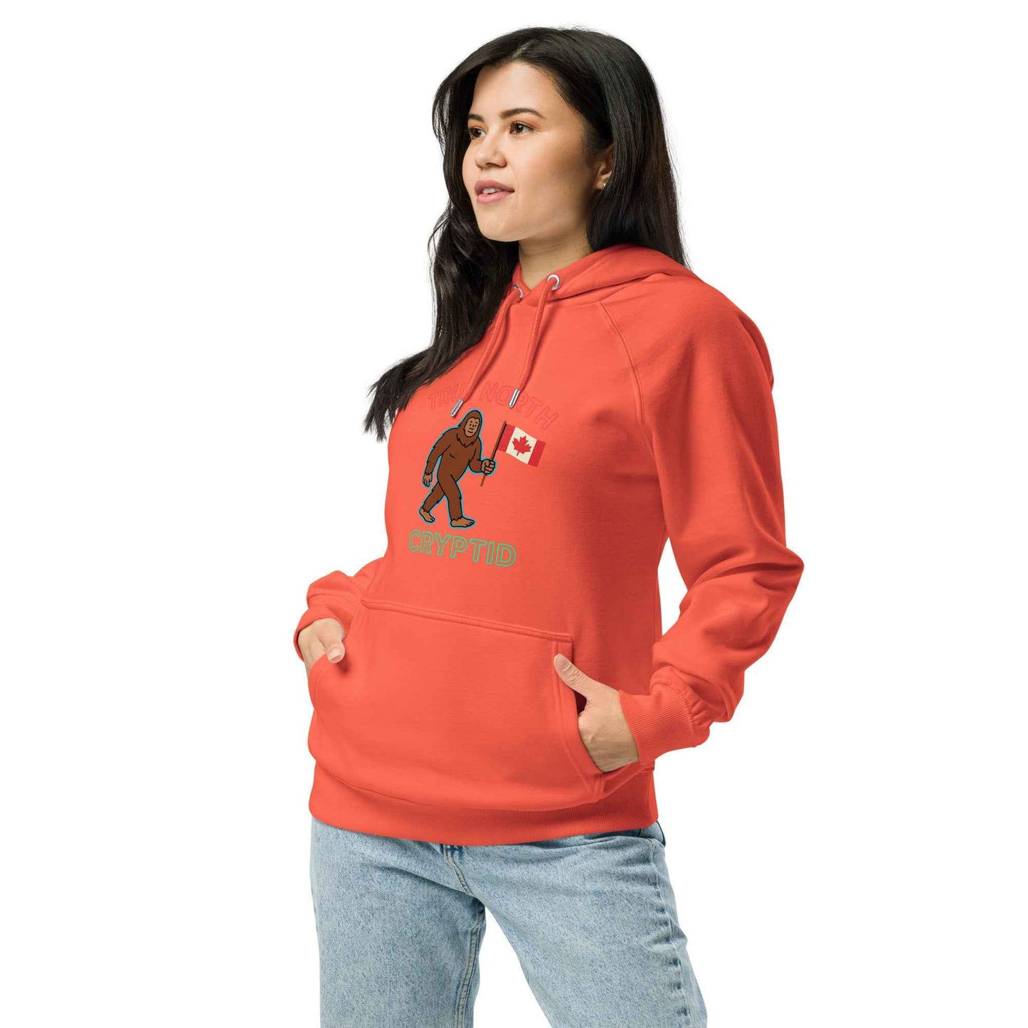 True North Cryptid Unisex hoodie eco raglan