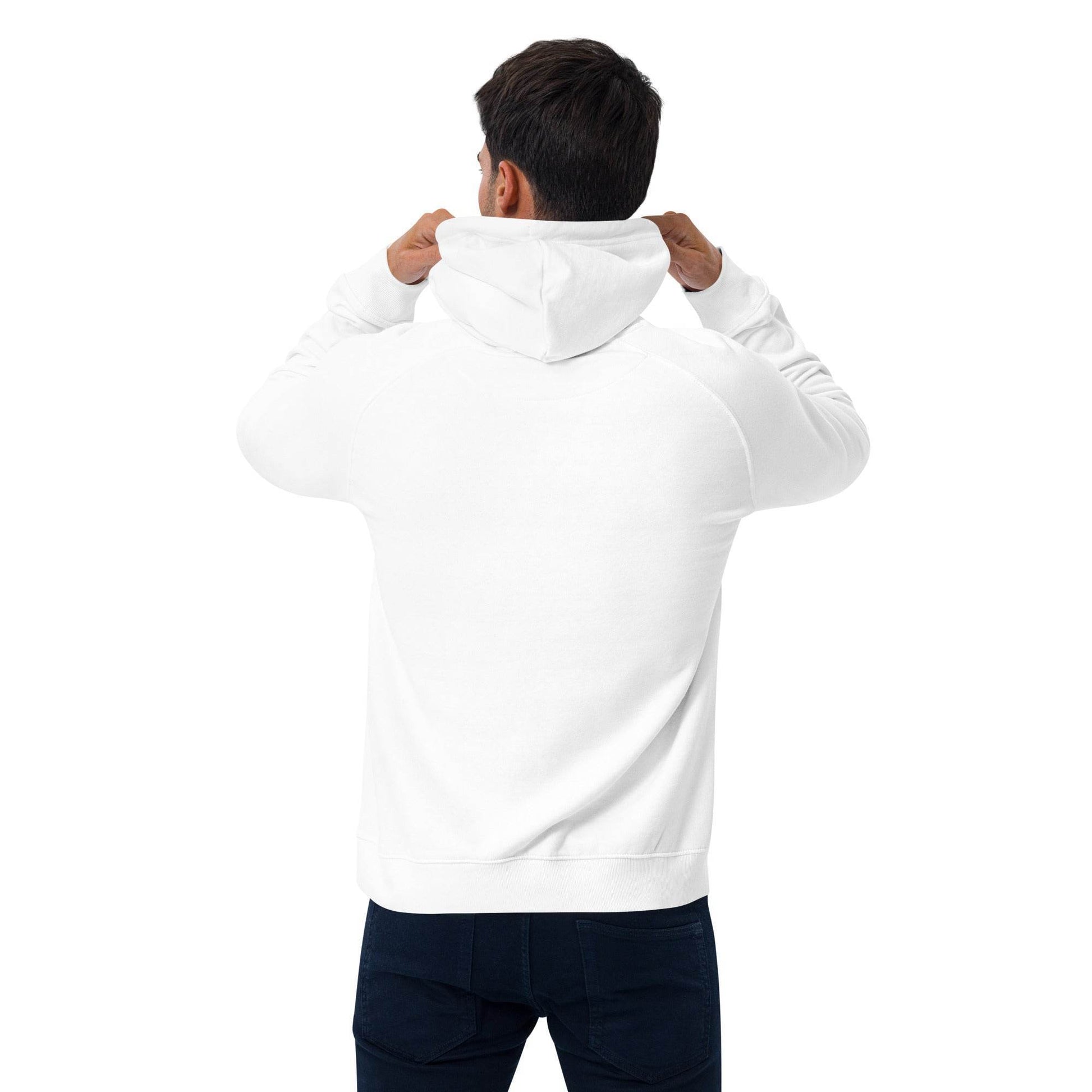 Be Kind, Rewind Forever Unisex eco raglan hoodie  from Rare Plus Apparel – unique movie & pop culture inspired design.