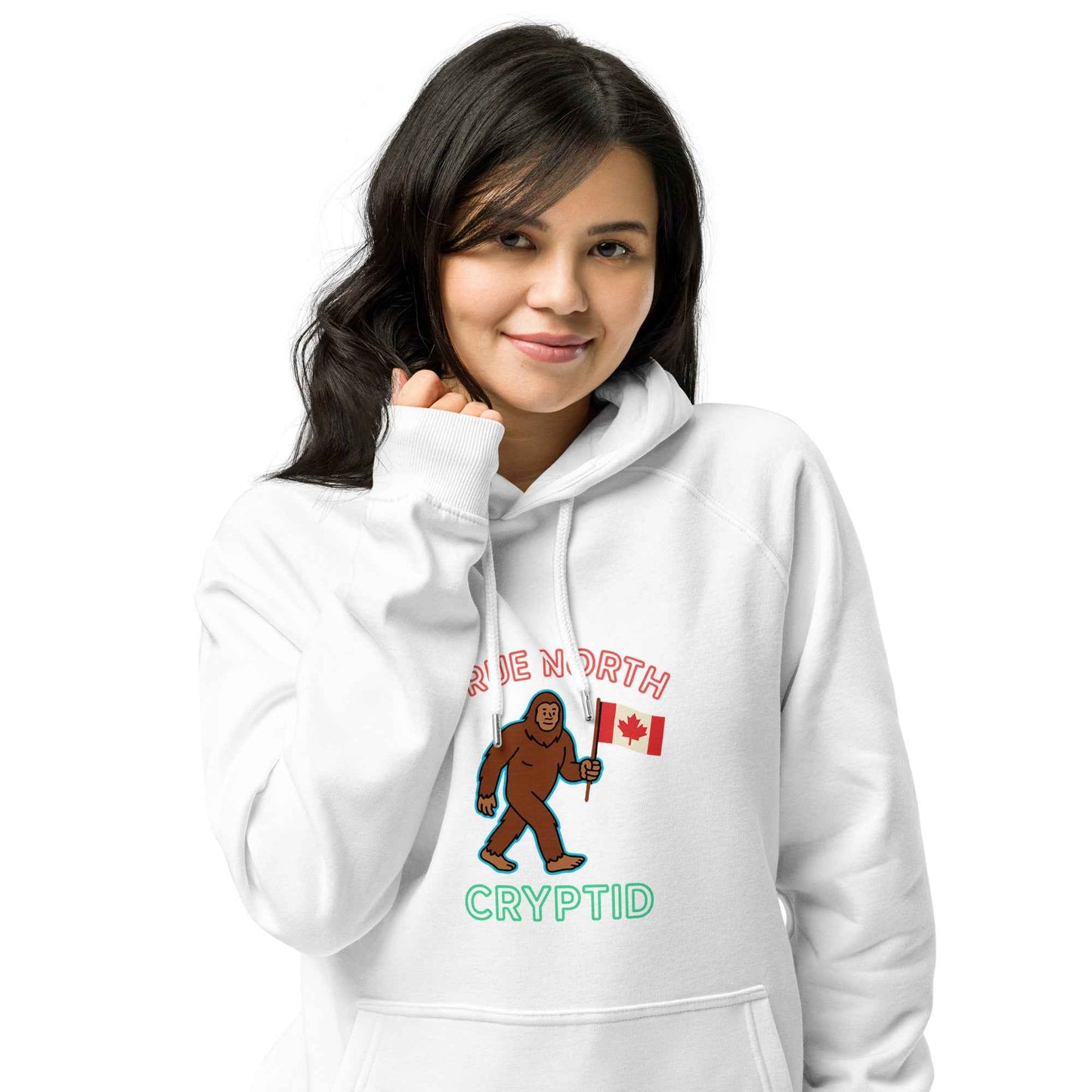 True North Cryptid Unisex hoodie eco raglan