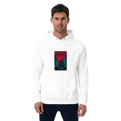 Amityville — The House That Never Dies Unisex eco raglan hoodie