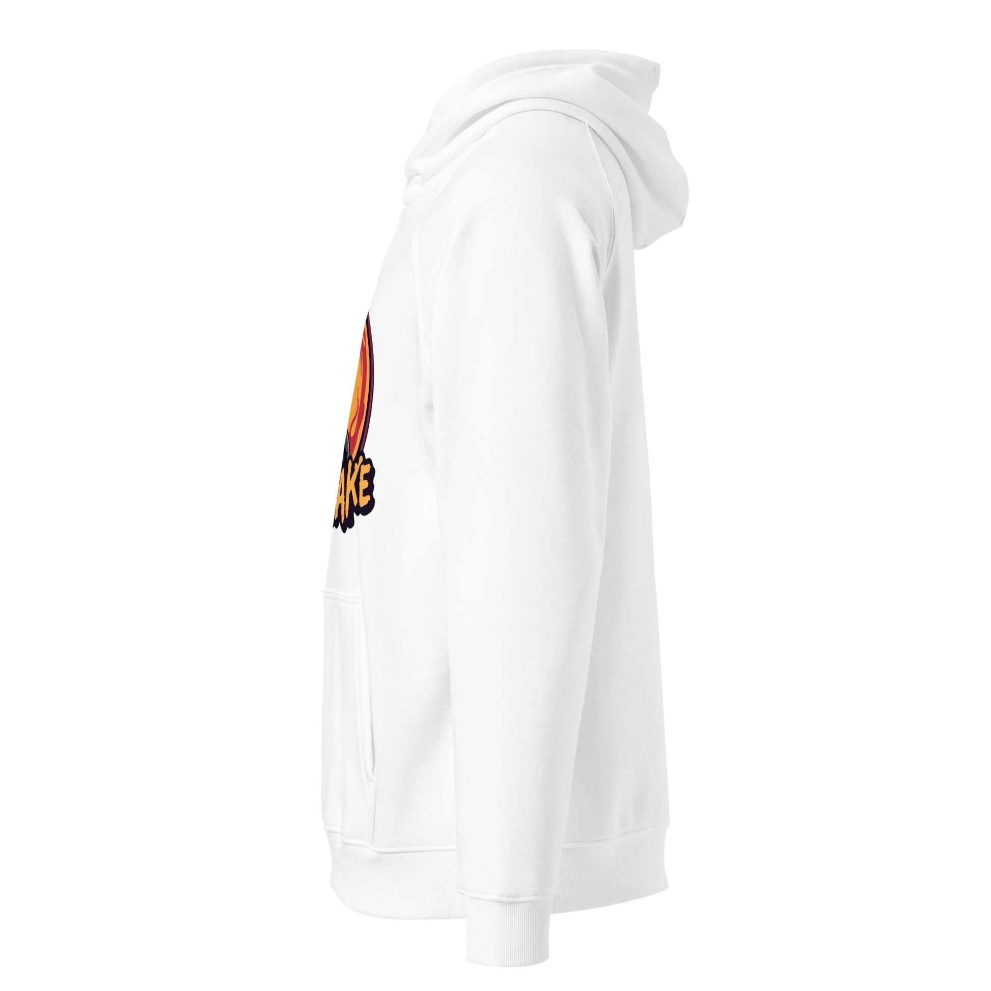 GhostBake Unisex eco raglan hoodie  from Rare Plus Apparel – unique movie & pop culture inspired design.