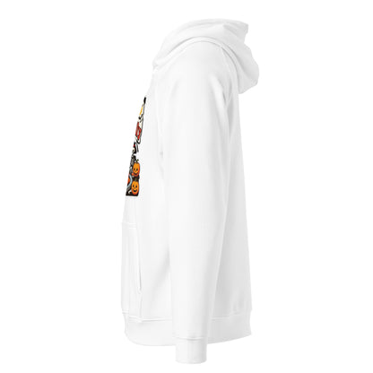Meat The Family Unisex eco raglan hoodie  from Rare Plus Apparel – unique movie & pop culture inspired design.