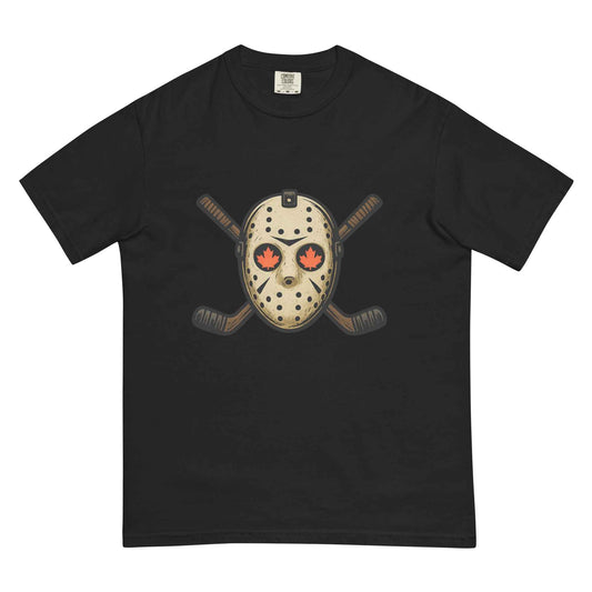 Hockey Mask Haunt Unisex garment-dyed heavyweight t-shirt