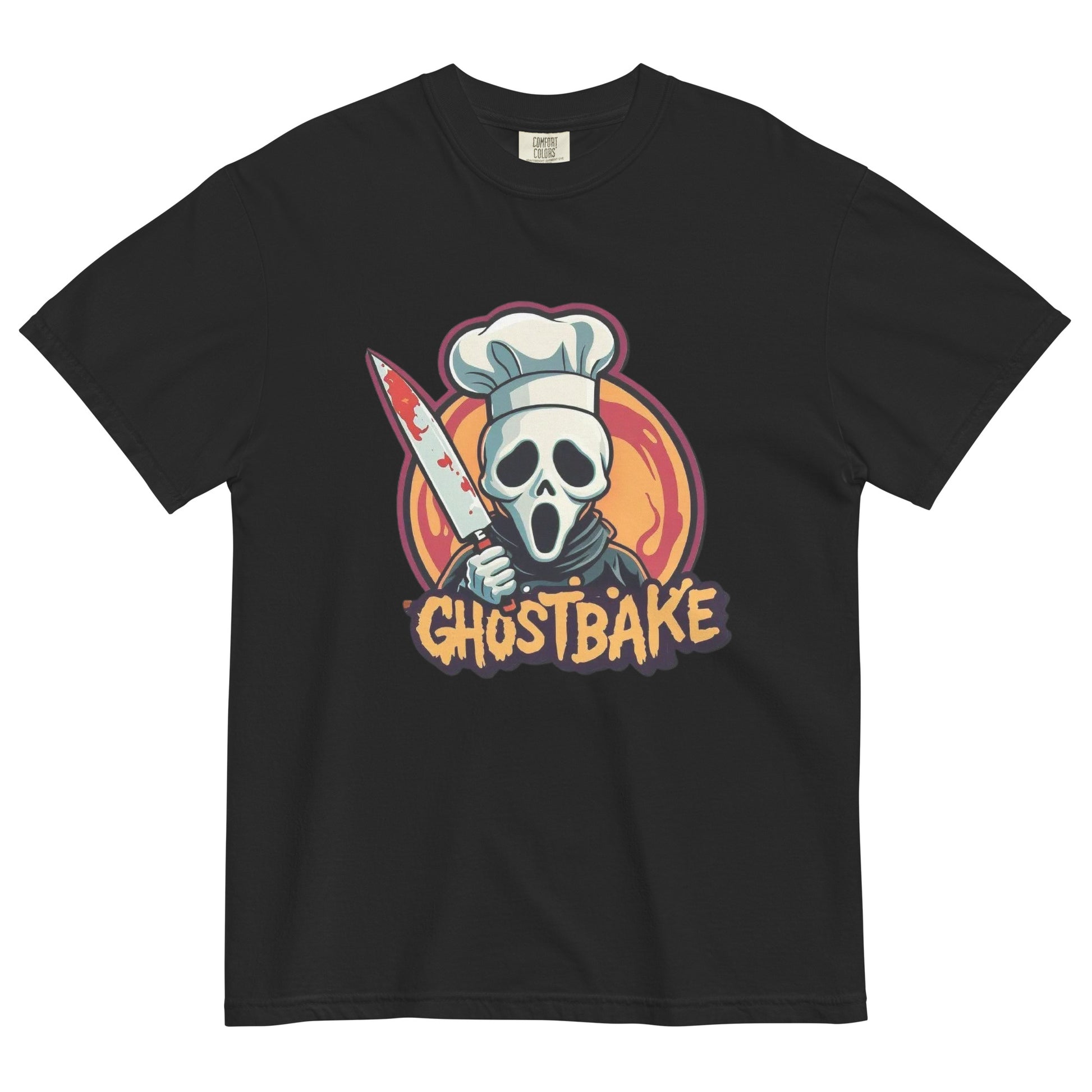 GhostBake Unisex garment-dyed heavyweight t-shirt  from Rare Plus Apparel – unique movie & pop culture inspired design.