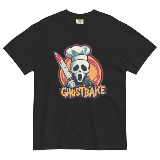 GhostBake Unisex garment-dyed heavyweight t-shirt  from Rare Plus Apparel – unique movie & pop culture inspired design.