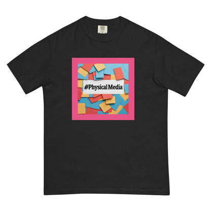 #PhysicalMedia Unisex garment-dyed heavyweight t-shirt - Rare Plus Apparel!