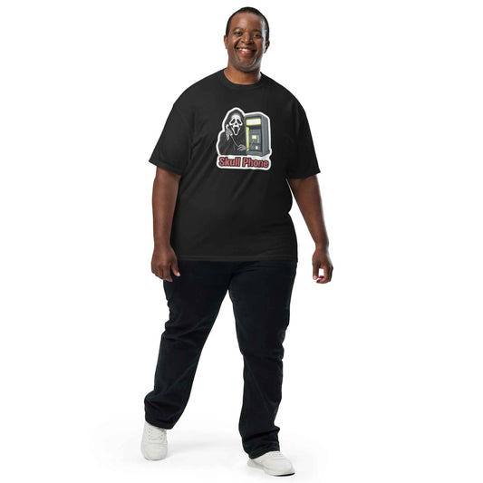 Skull Phone Skeleton Unisex garment-dyed heavyweight t-shirt