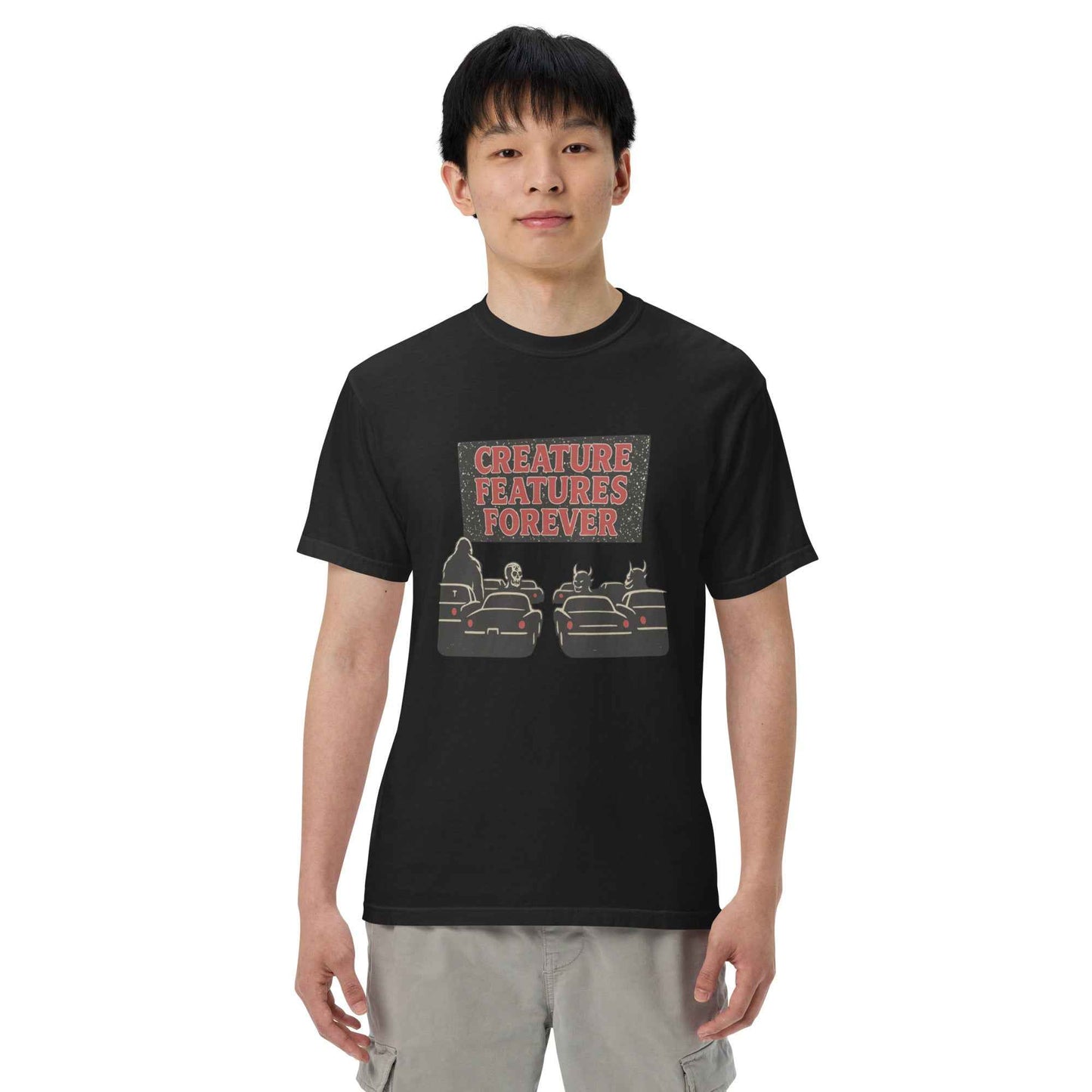 Creature Features Forever Unisex garment-dyed heavyweight t-shirt