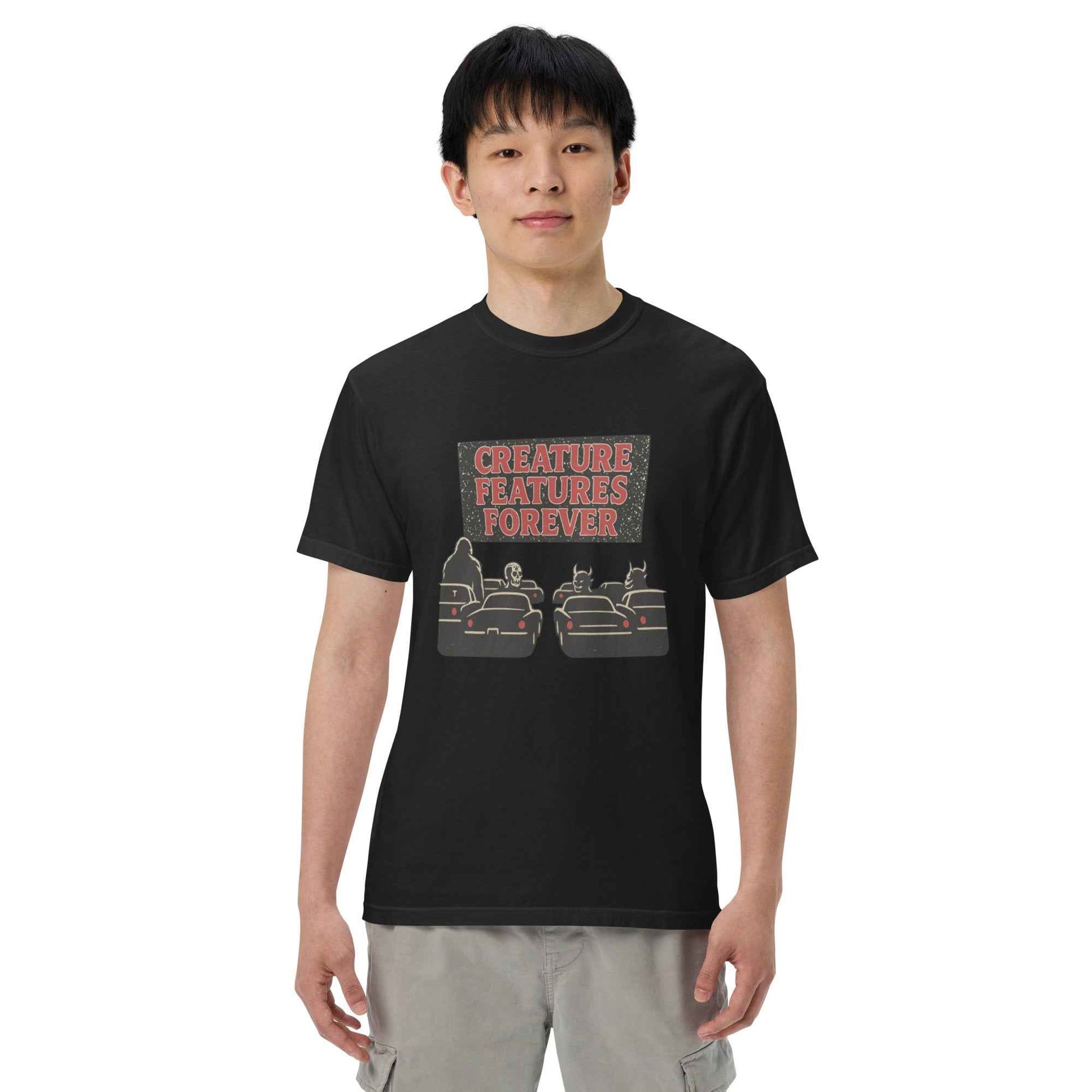 Creature Features Forever Unisex garment-dyed heavyweight t-shirt