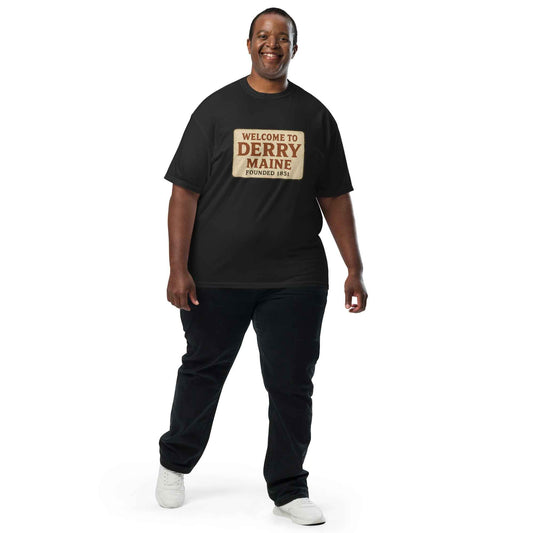Welcome to Derry, Maine: Founded 1851 Unisex garment-dyed heavyweight t-shirt