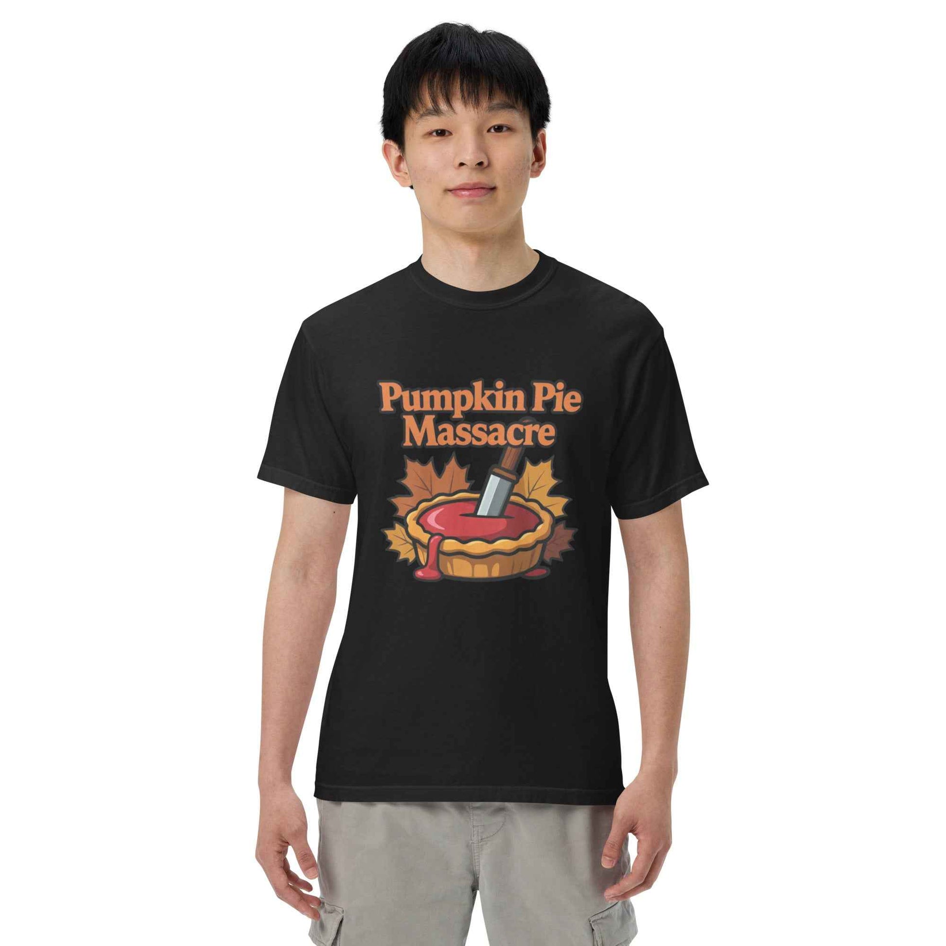 Pumpkin Pie Massacre Unisex garment-dyed heavyweight t-shirt
