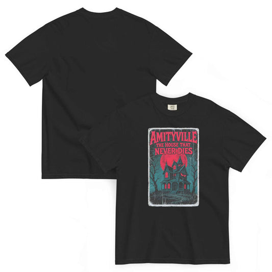 Amityville — The House That Never Dies Unisex t-shirt garment-dyed heavyweight