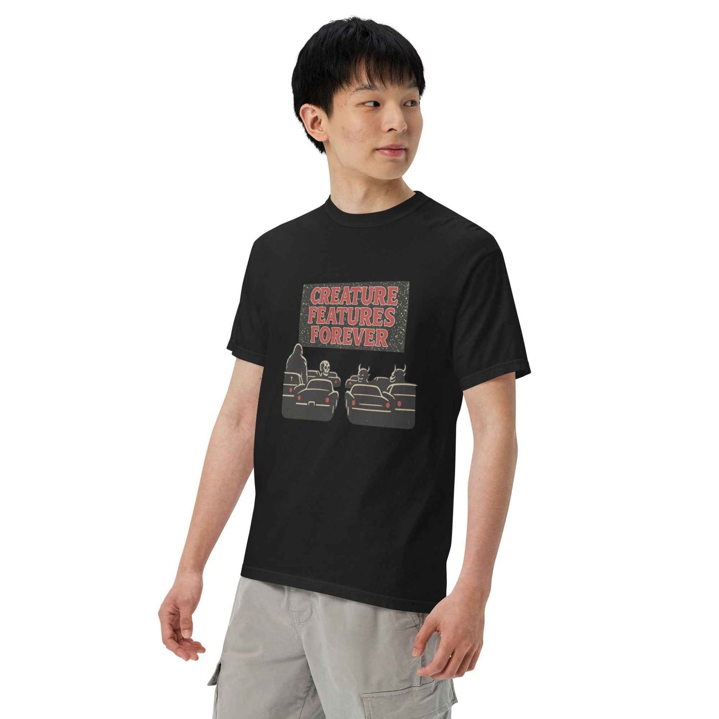 Creature Features Forever Unisex garment-dyed heavyweight t-shirt