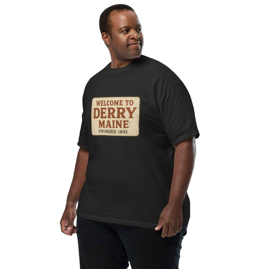 Welcome to Derry, Maine: Founded 1851 Unisex garment-dyed heavyweight t-shirt