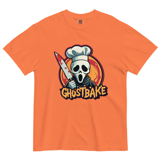 GhostBake Unisex garment-dyed heavyweight t-shirt  from Rare Plus Apparel – unique movie & pop culture inspired design.