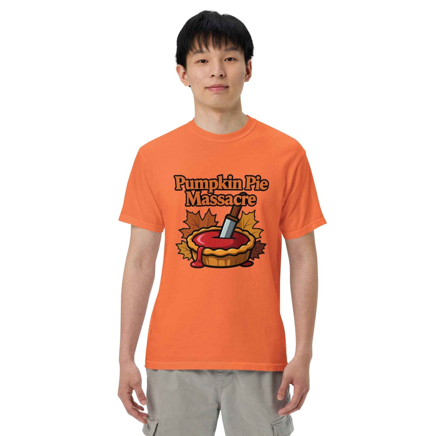 Pumpkin Pie Massacre Unisex garment-dyed heavyweight t-shirt