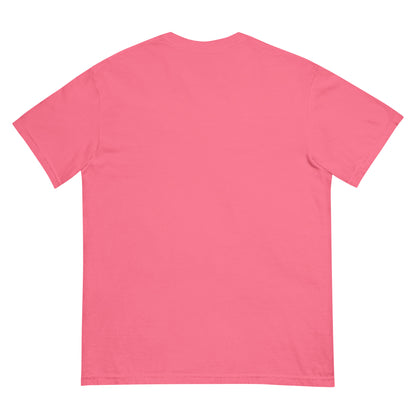 Haunted Halloween House Unisex garment-dyed heavyweight t-shirt  from Rare Plus Apparel – unique movie & pop culture inspired design.