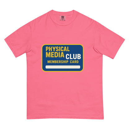 Physical Media Club Unisex garment-dyed heavyweight t-shirt  from Rare Plus Apparel – unique movie & pop culture inspired design.