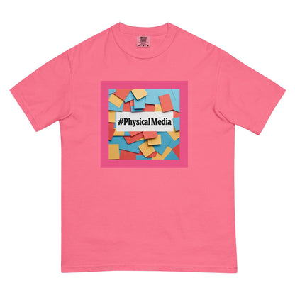 #PhysicalMedia Unisex garment-dyed heavyweight t-shirt - Rare Plus Apparel!