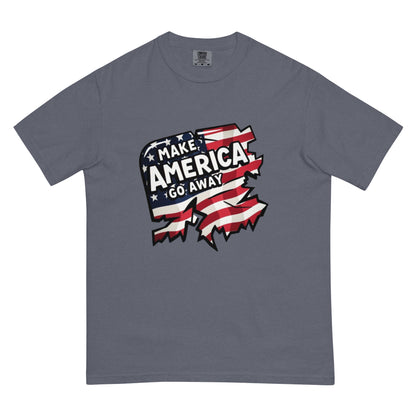 MAGA “Make America Go Away” Unisex garment-dyed heavyweight t-shirt  from Rare Plus Apparel – unique movie & pop culture inspired design.