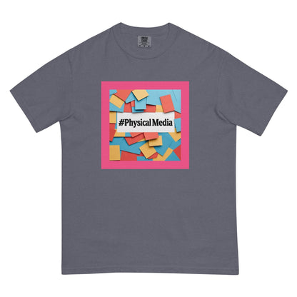 #PhysicalMedia Unisex garment-dyed heavyweight t-shirt - Rare Plus Apparel!