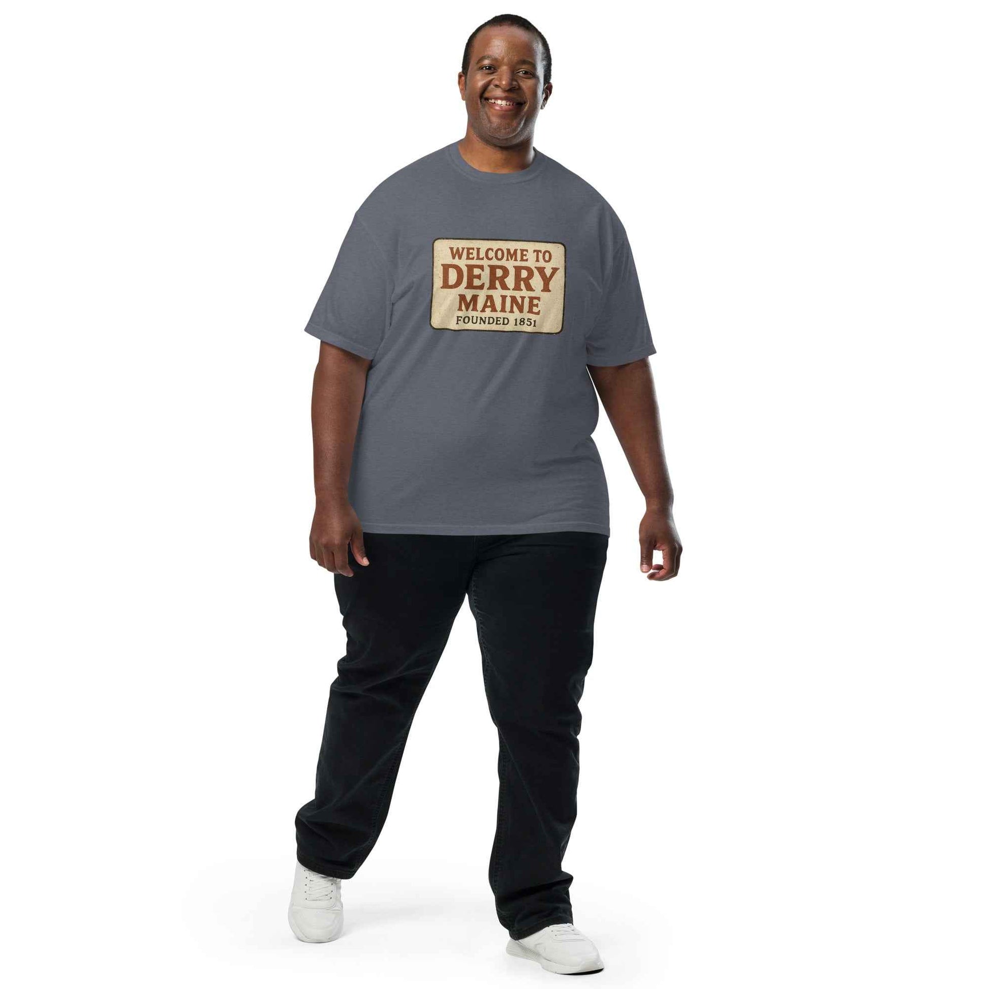 Welcome to Derry, Maine: Founded 1851 Unisex garment-dyed heavyweight t-shirt