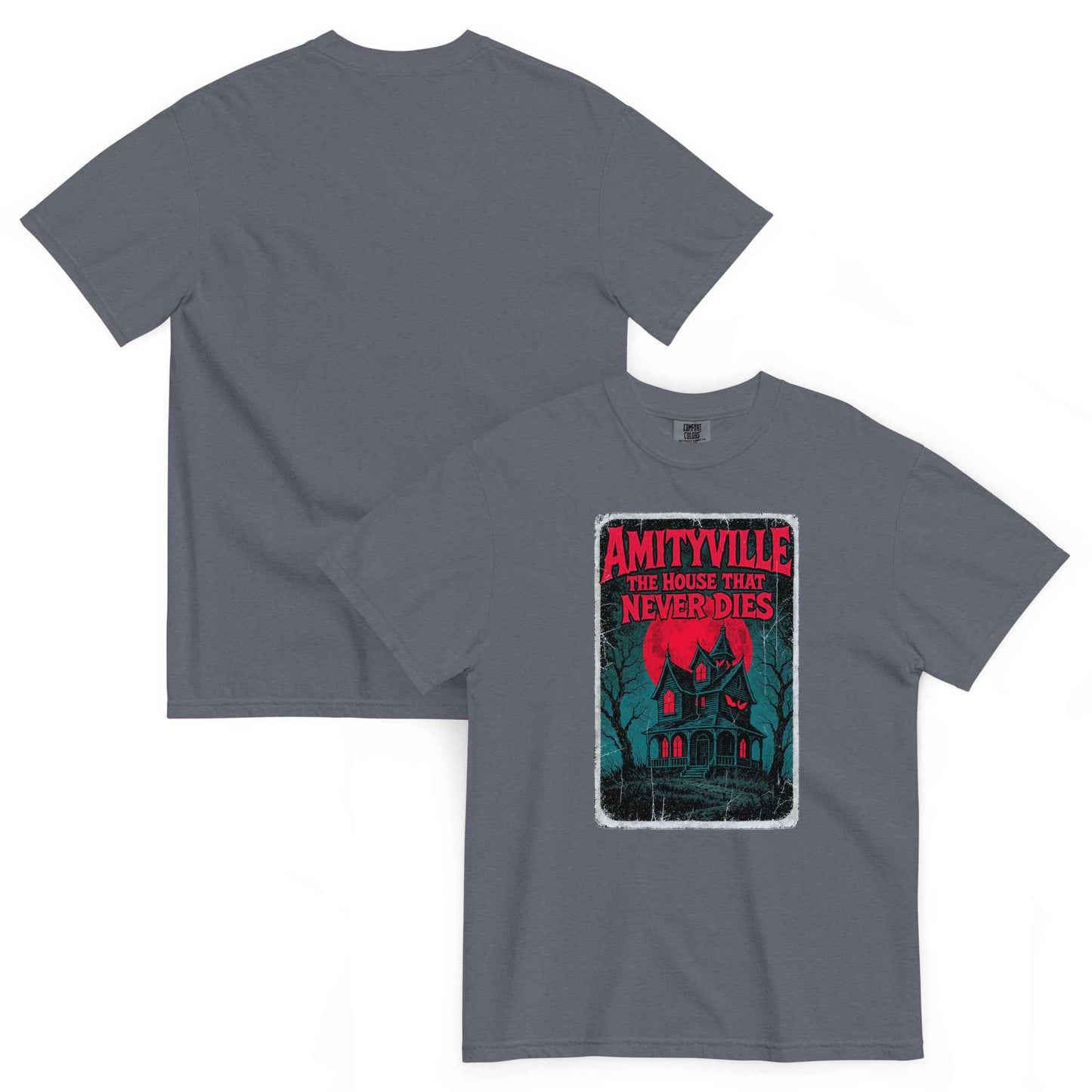Amityville — The House That Never Dies Unisex t-shirt garment-dyed heavyweight
