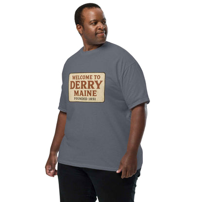 Welcome to Derry, Maine: Founded 1851 Unisex garment-dyed heavyweight t-shirt