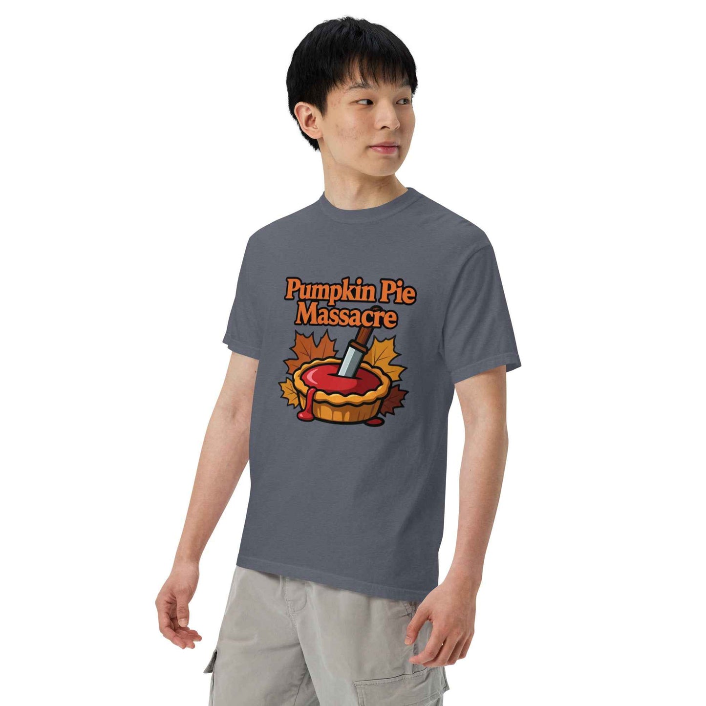 Pumpkin Pie Massacre Unisex garment-dyed heavyweight t-shirt