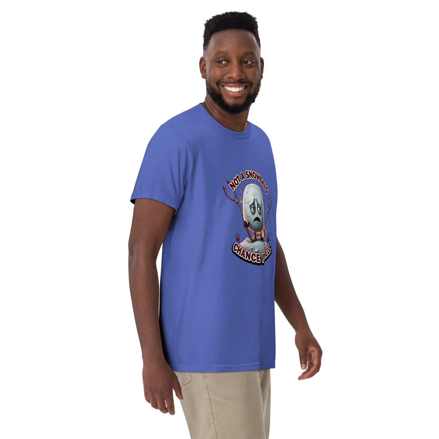 Not a Snowball’s Chance in Hell Unisex garment-dyed heavyweight t-shirt  from Rare Plus Apparel – unique movie & pop culture inspired design.