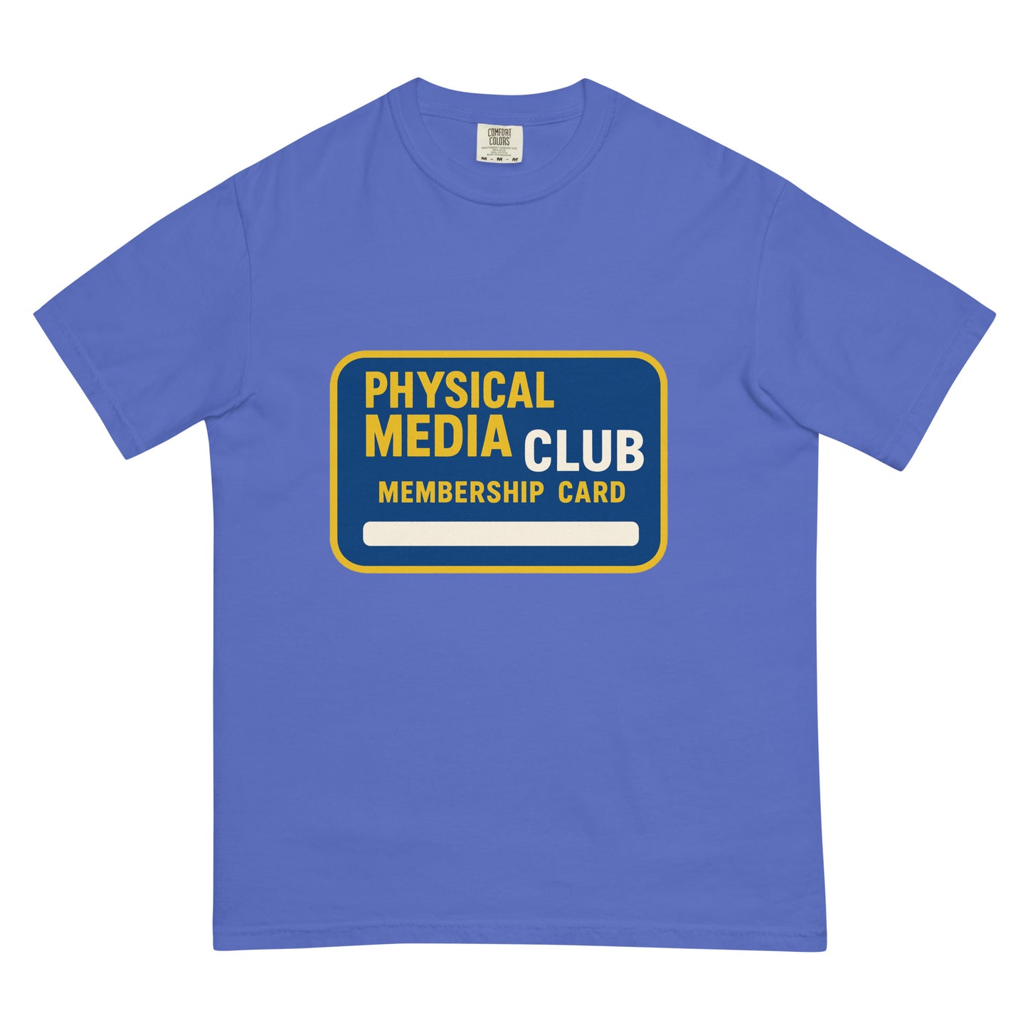Physical Media Club Unisex garment-dyed heavyweight t-shirt  from Rare Plus Apparel – unique movie & pop culture inspired design.