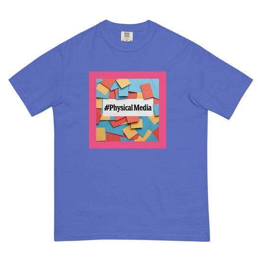 #PhysicalMedia Unisex garment-dyed heavyweight t-shirt - Rare Plus Apparel!