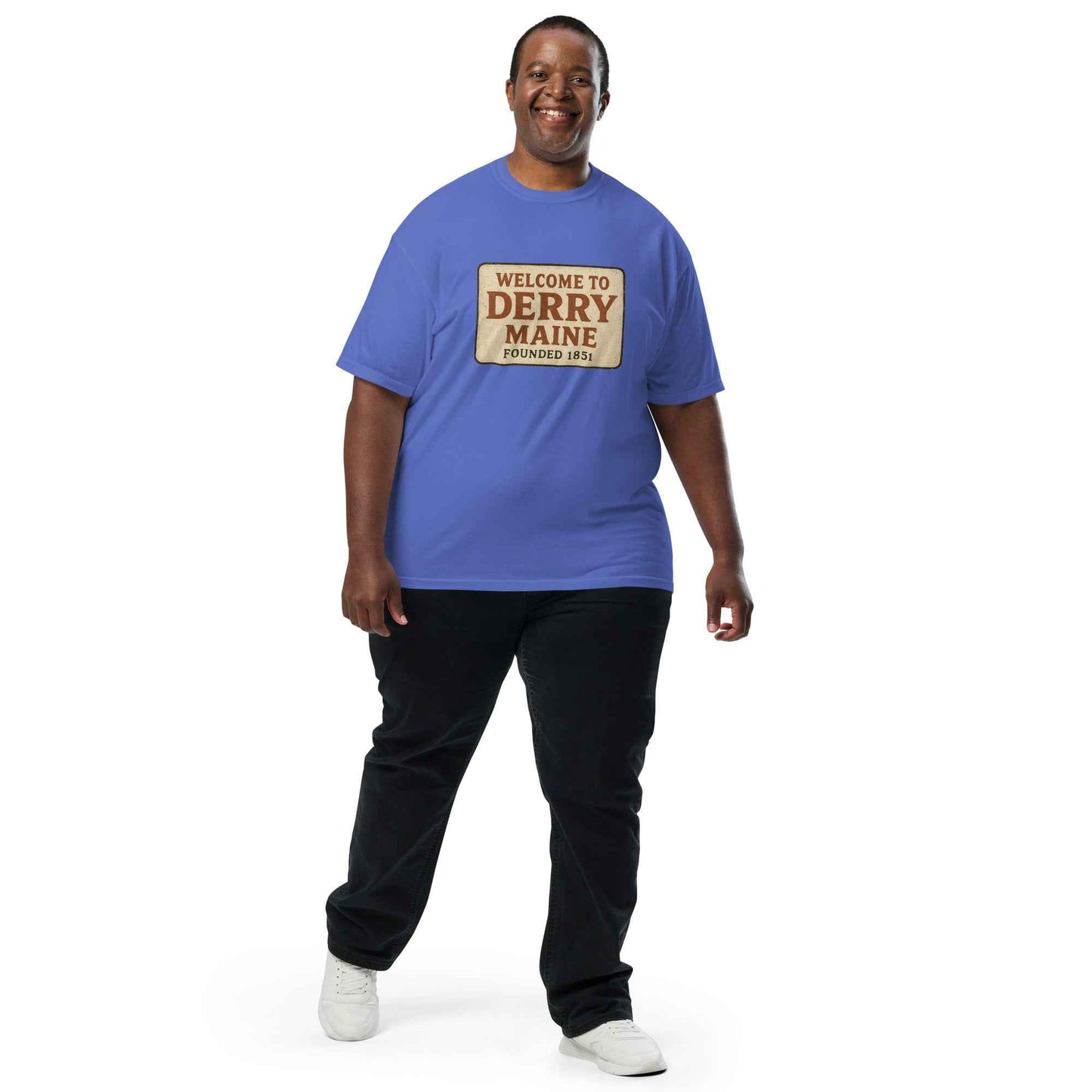 Welcome to Derry, Maine: Founded 1851 Unisex garment-dyed heavyweight t-shirt