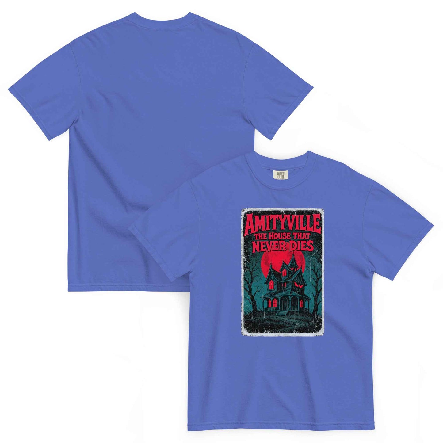 Amityville — The House That Never Dies Unisex t-shirt garment-dyed heavyweight