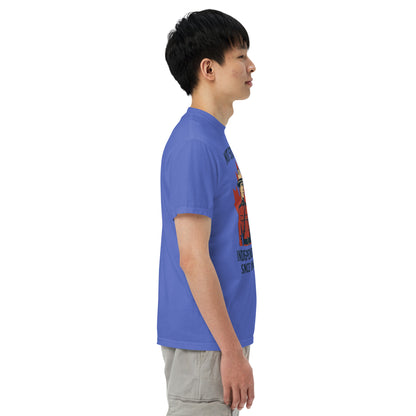 Not 51st State Mountie Unisex garment-dyed heavyweight t-shirt  from Rare Plus Apparel – unique movie & pop culture inspired design.
