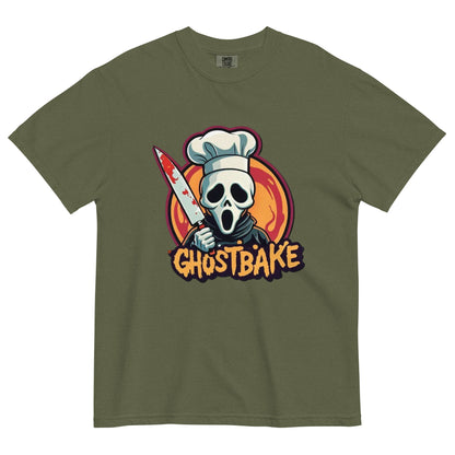 GhostBake Unisex garment-dyed heavyweight t-shirt  from Rare Plus Apparel – unique movie & pop culture inspired design.