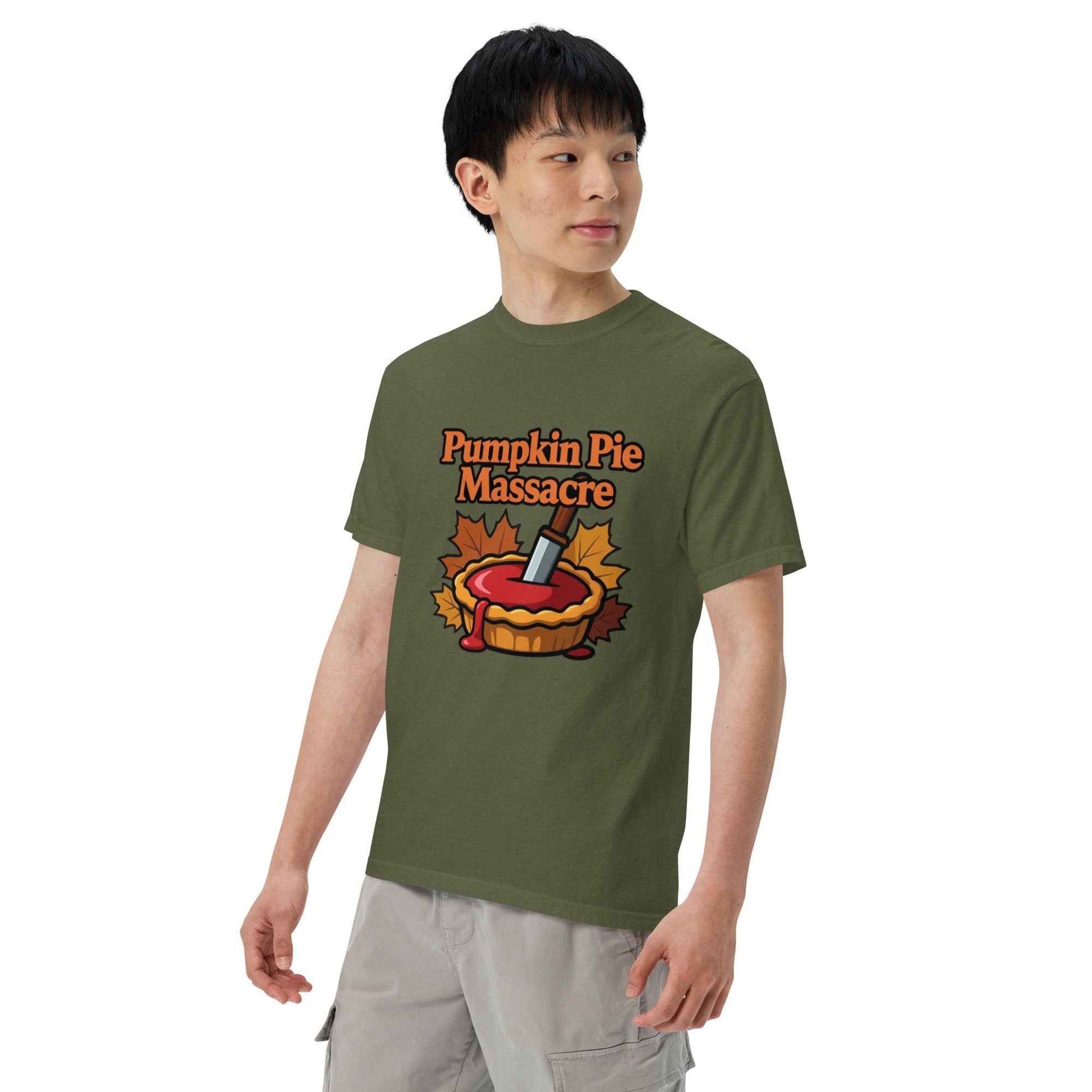 Pumpkin Pie Massacre Unisex garment-dyed heavyweight t-shirt