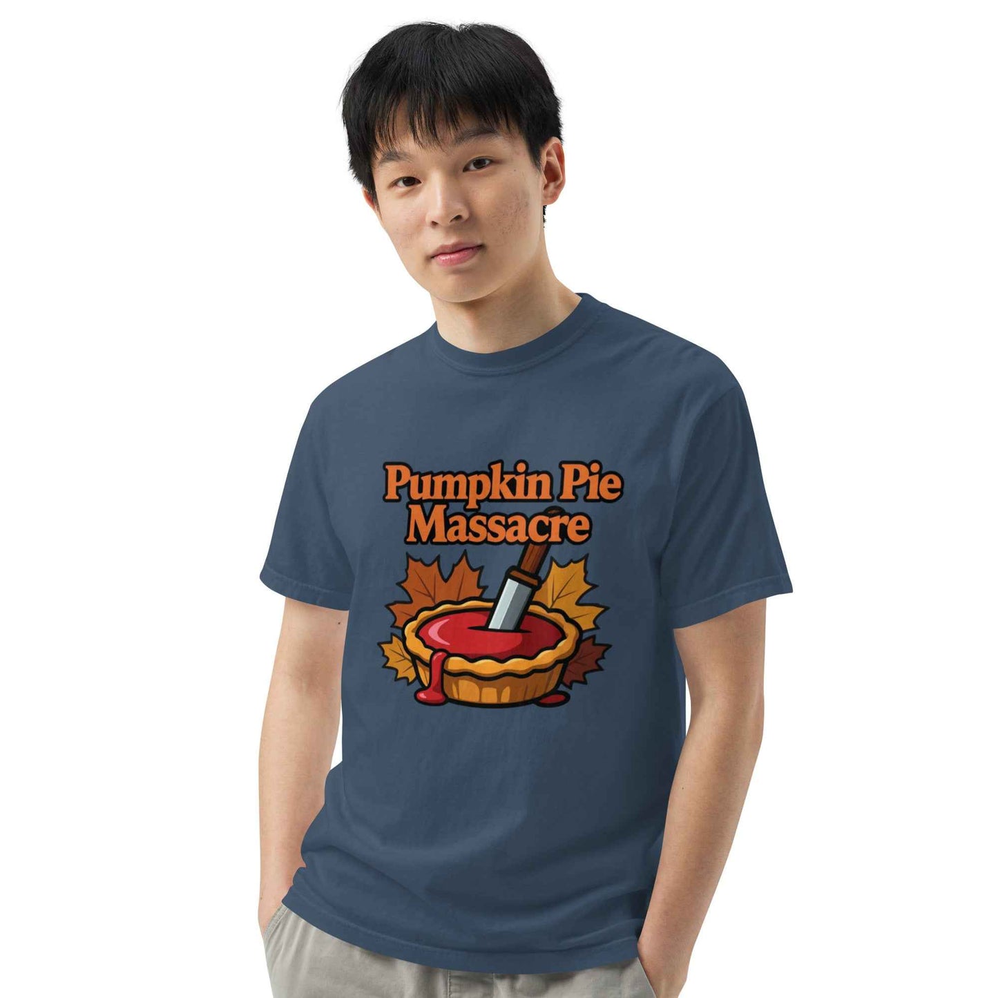 Pumpkin Pie Massacre Unisex garment-dyed heavyweight t-shirt