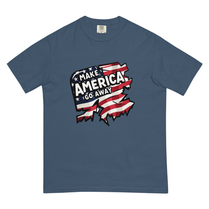 MAGA “Make America Go Away” Unisex garment-dyed heavyweight t-shirt  from Rare Plus Apparel – unique movie & pop culture inspired design.