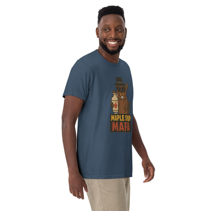 Maple Syrup Mafia Unisex garment-dyed heavyweight t-shirt  from Rare Plus Apparel – unique movie & pop culture inspired design.