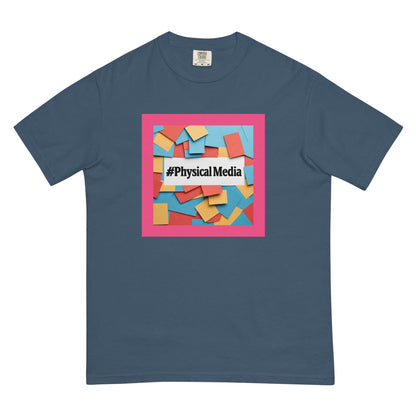 #PhysicalMedia Unisex garment-dyed heavyweight t-shirt - Rare Plus Apparel!