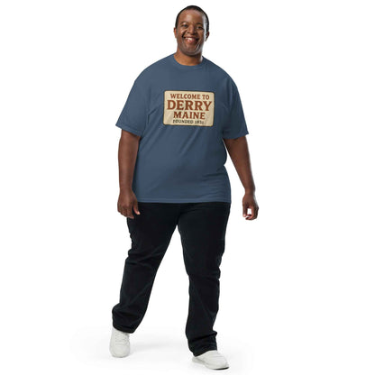 Welcome to Derry, Maine: Founded 1851 Unisex garment-dyed heavyweight t-shirt