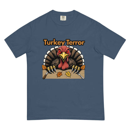 “Turkey Terror” Feast of Fear Unisex garment-dyed heavyweight t-shirt