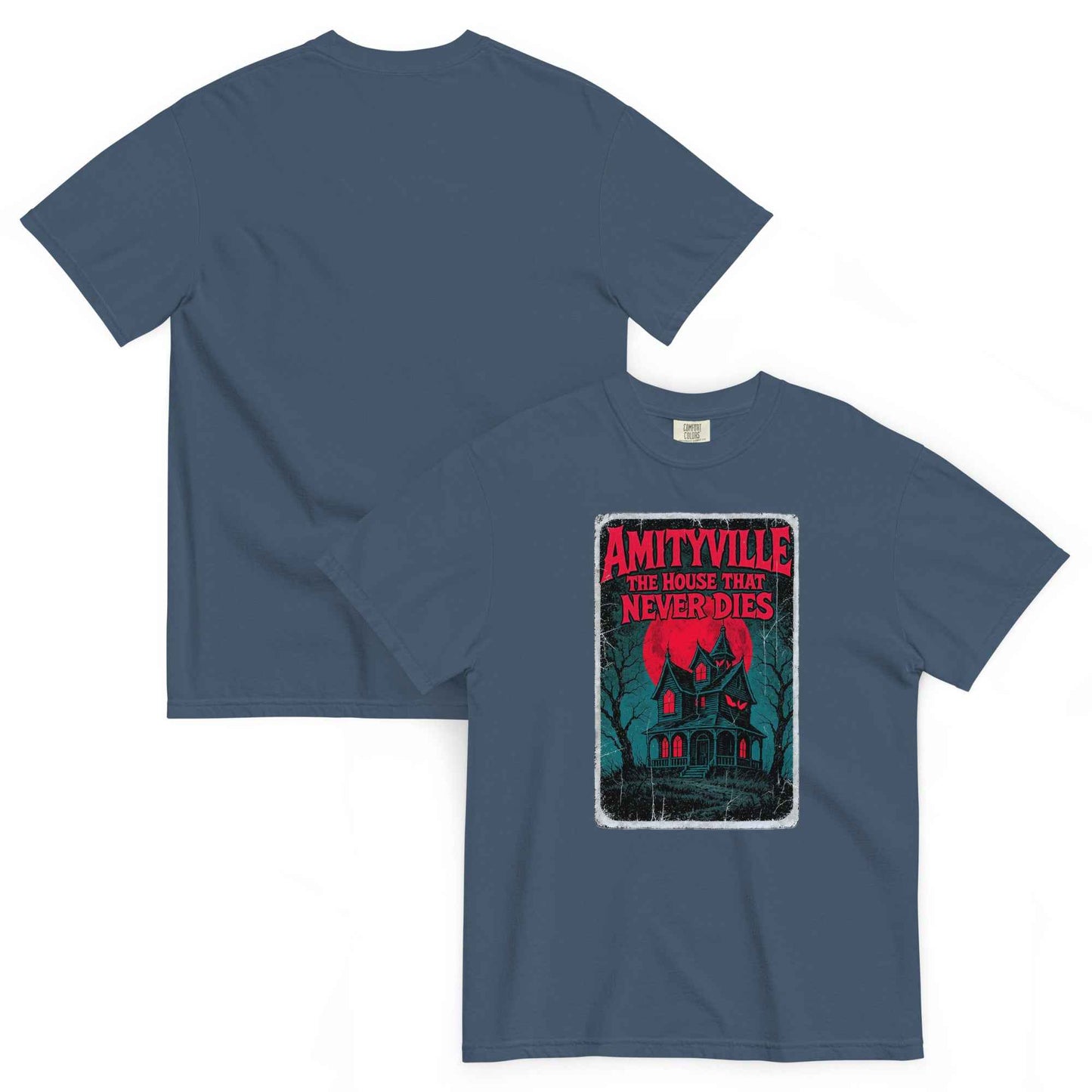 Amityville — The House That Never Dies Unisex t-shirt garment-dyed heavyweight
