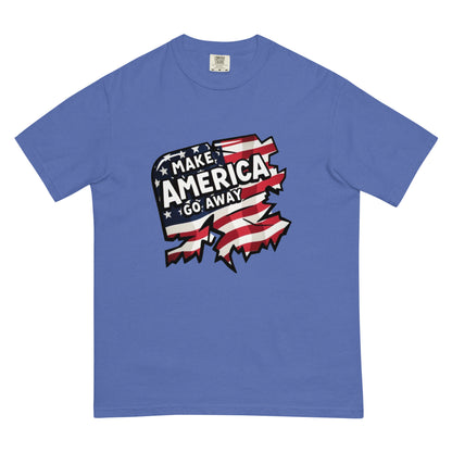 MAGA “Make America Go Away” Unisex garment-dyed heavyweight t-shirt  from Rare Plus Apparel – unique movie & pop culture inspired design.