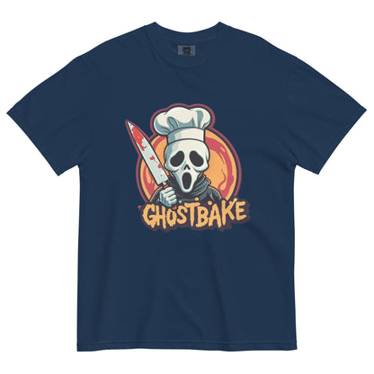 GhostBake Unisex garment-dyed heavyweight t-shirt  from Rare Plus Apparel – unique movie & pop culture inspired design.