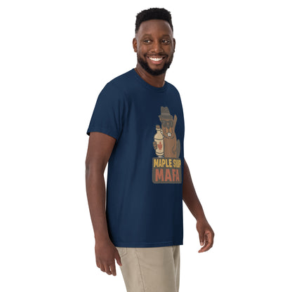 Maple Syrup Mafia Unisex garment-dyed heavyweight t-shirt  from Rare Plus Apparel – unique movie & pop culture inspired design.