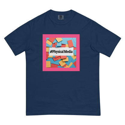 #PhysicalMedia Unisex garment-dyed heavyweight t-shirt - Rare Plus Apparel!